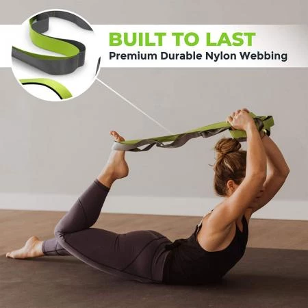 Wholesale Yoga Props, Polyester Yoga Stretching Belts Wholesale, OEM Yoga Strap Manufacturer
