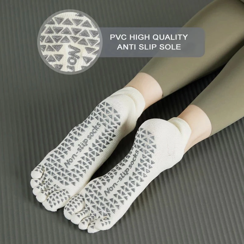 Custom Anti-Slip Grip Exercise Yoga Socks, Non-Slip Grip Socks Wholesale, Yoga Socks for Studios