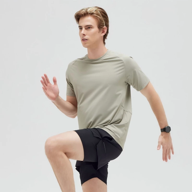 Ice-Silk Fitness T-Shirt, Athletic Wear Vendors, Fitness Clothing Manufacturer