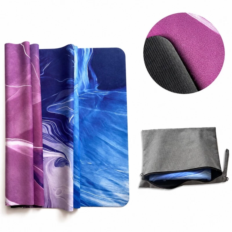 Suede Yoga Mat Supplier, Custom Printed Yoga Mats, Yoga Mat Bulk Supplier