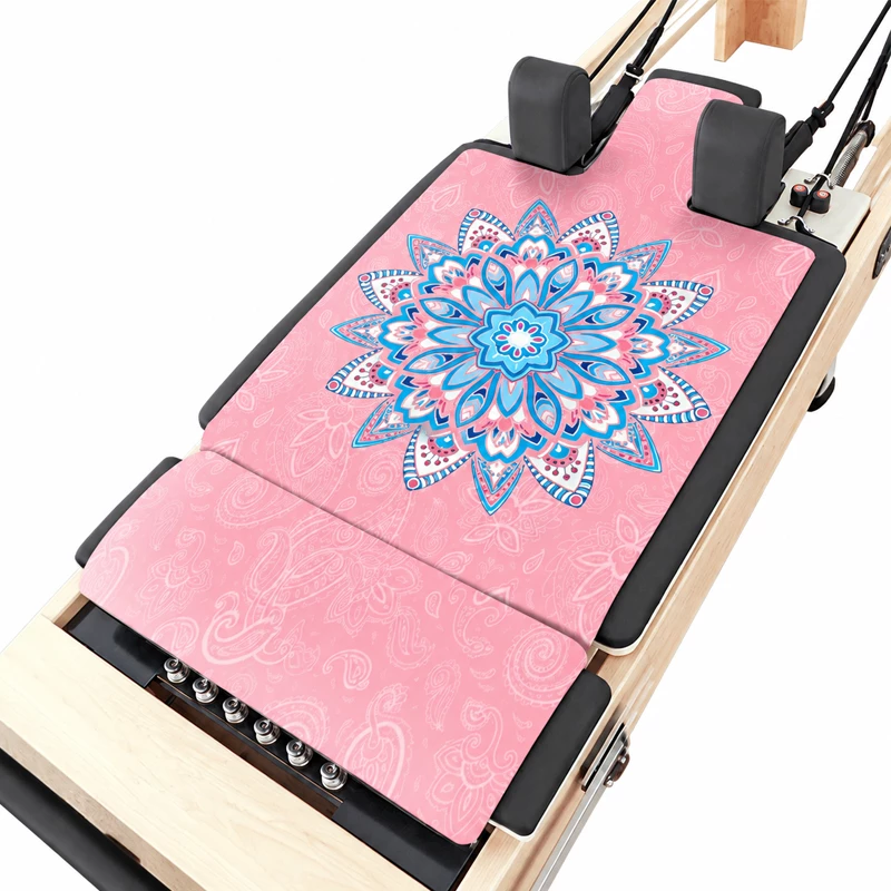 Suede Yoga Mat Sweat Absorbing Non Slip Wear Resistant Pilates Reformer Mat