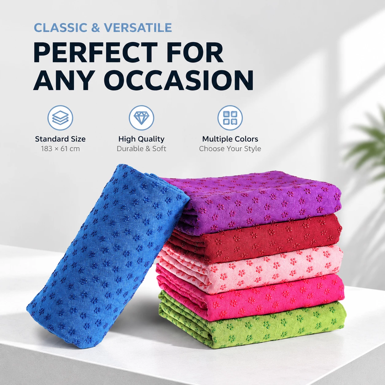 Wholesale Custom Yoga Towels Supplier, Yoga Towel Manufacturer, Non Slip Yoga Towel Vendor