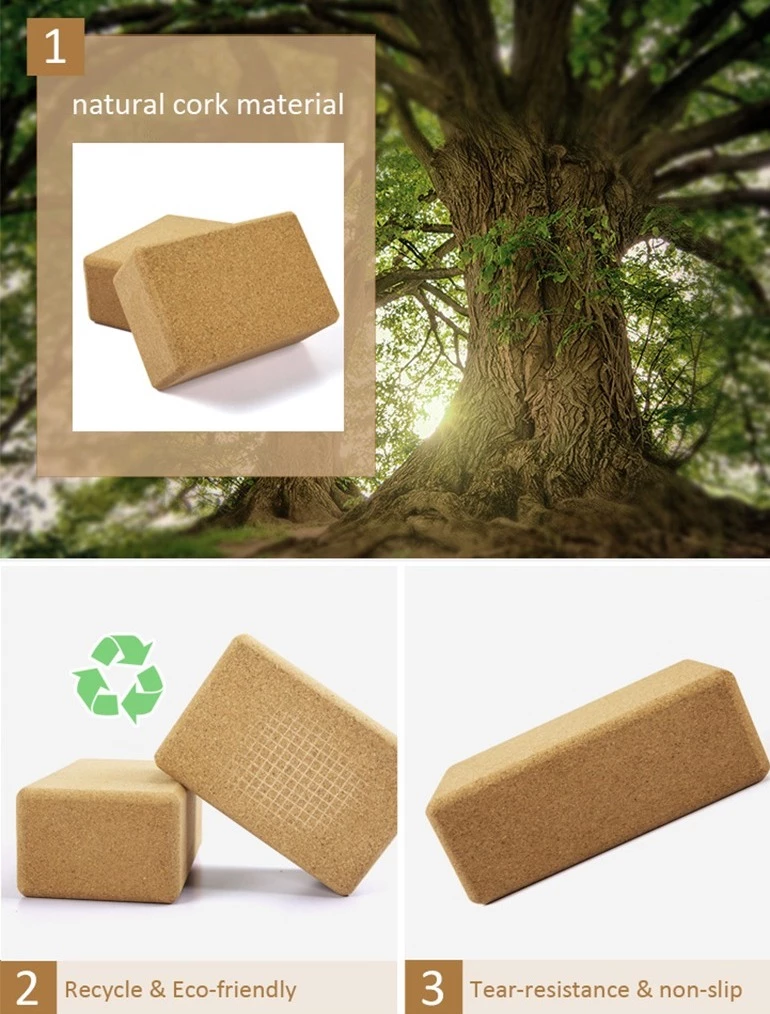 Custom Yoga Block Manufacturer, OEM Yoga Blocks, High Density Cork Yoga Block Wholesale